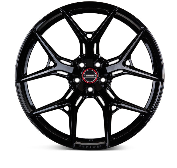 Vossen HF-5 20x9.5" 5x120 ET20 Deep Face Wheel 72.56 hub bore in Gloss Black